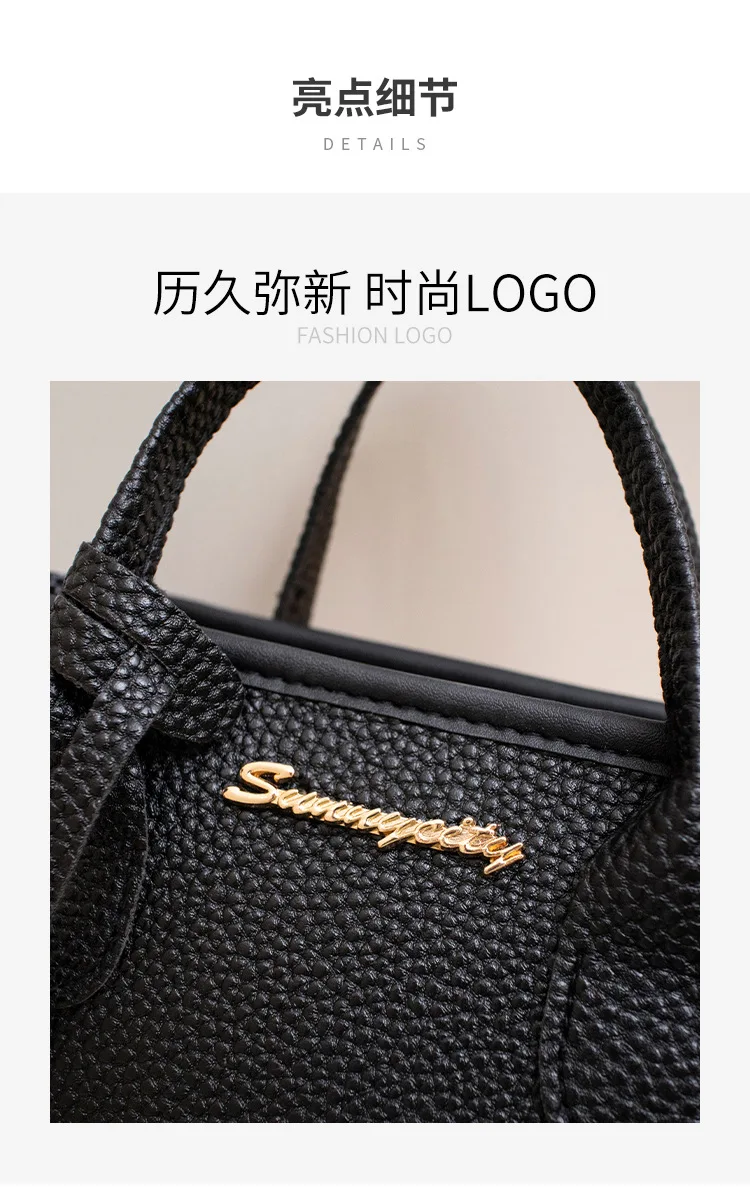 Bag women 2023 trendy ladies bags fashion casual lychee pattern one shoulder small square bag