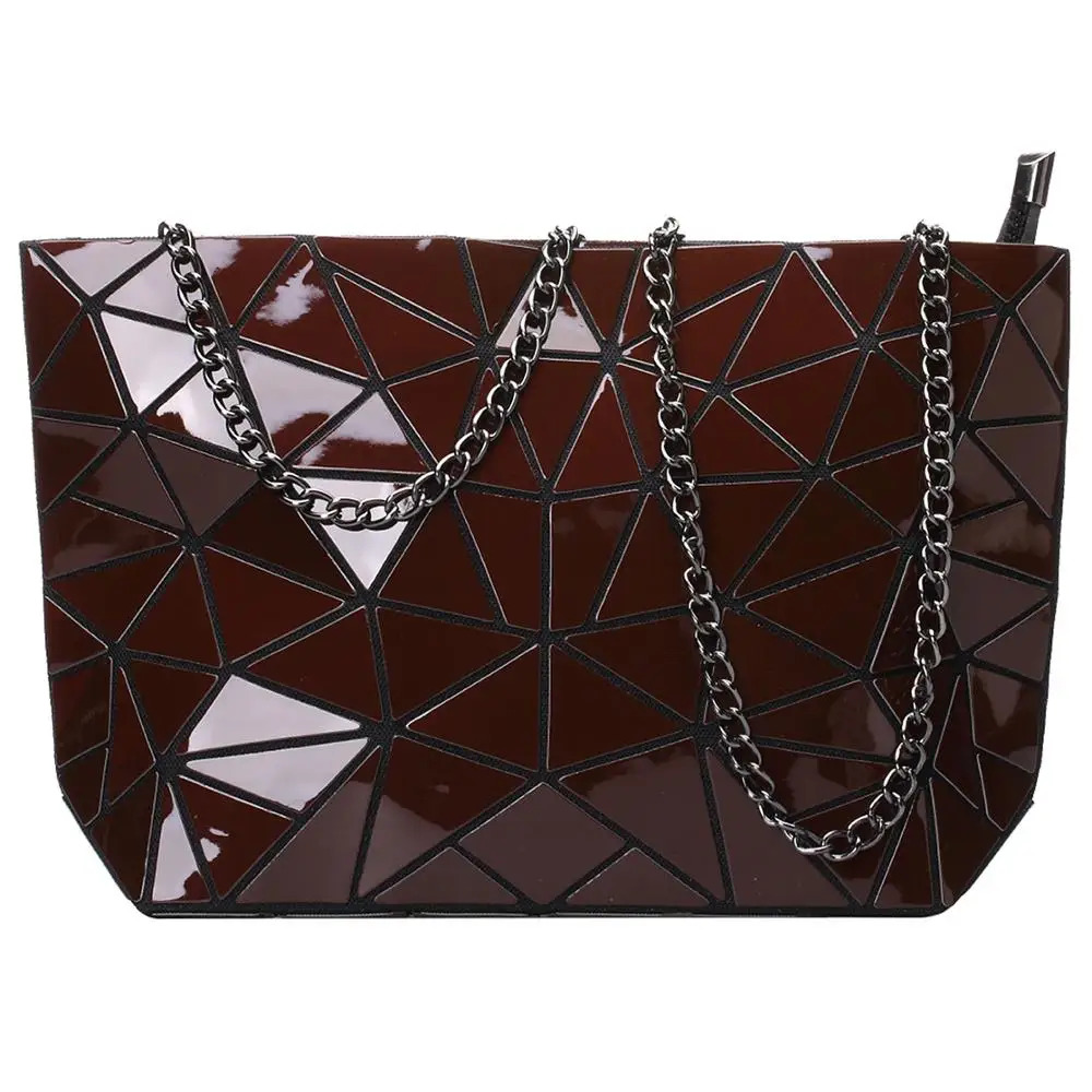 Women's Chain Shoulder Fashionable Flat Folding Crossbody Handbag