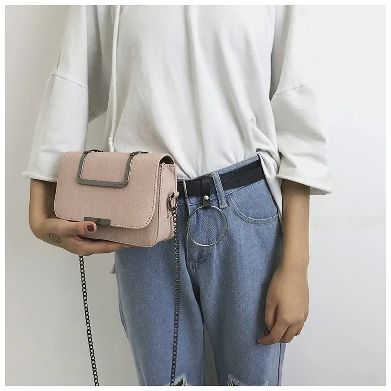 Vintage Women Leather Messenger Bags High Quality Women Handbag Small Flap Bag Solid Lady Shoulder Crossbody Bag Bolsa Feminina