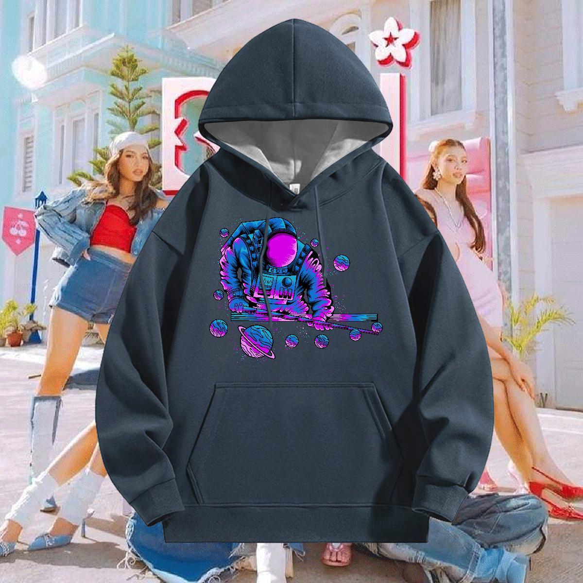 Classic Casual Man Hoodie Breathable Hooded Collar Wholesale Men's Hooded Sweatshirt DIY Tops High Street Hip Hop Cotton 350g