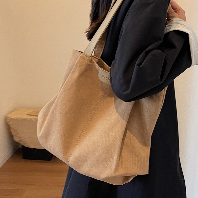 Workwear Canvas Crossbody Bag Canvas Bag Retro Canvas Bag Work Student Neutral Bag Japanese Neutral Bag Harajuku Crossbody Bag