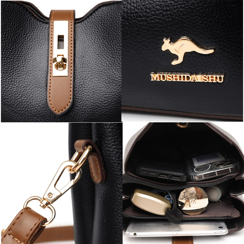 2025 NEW PU Leather hot Tote Handbags for Women: Designer Shoulder Bag with Large Capacity
