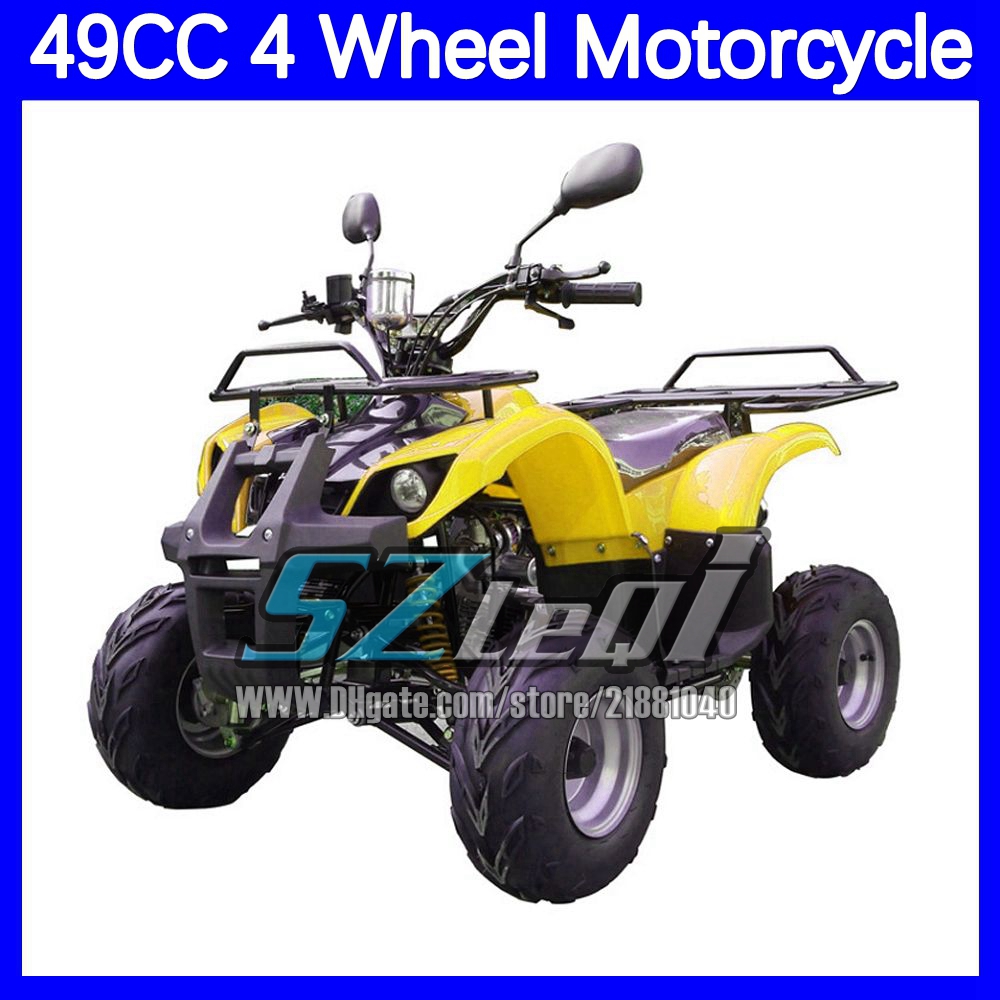 Kids Adult ATV UTV MOTO Powerful 4 Wheels MINI Quad Bike 4x4 2 Stroke 49CC 50CC ATV OFF Road Motorcycle For Kids Boys Girls Children Birthday Gifts Mo