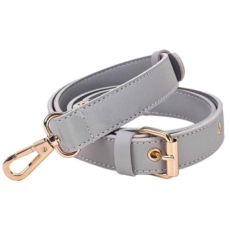 Detachable Strap Replacement Bags Straps Women Girls PU Leather Shoulder Bag Parts Accessories Gold Buckle Belts 152cm Pink