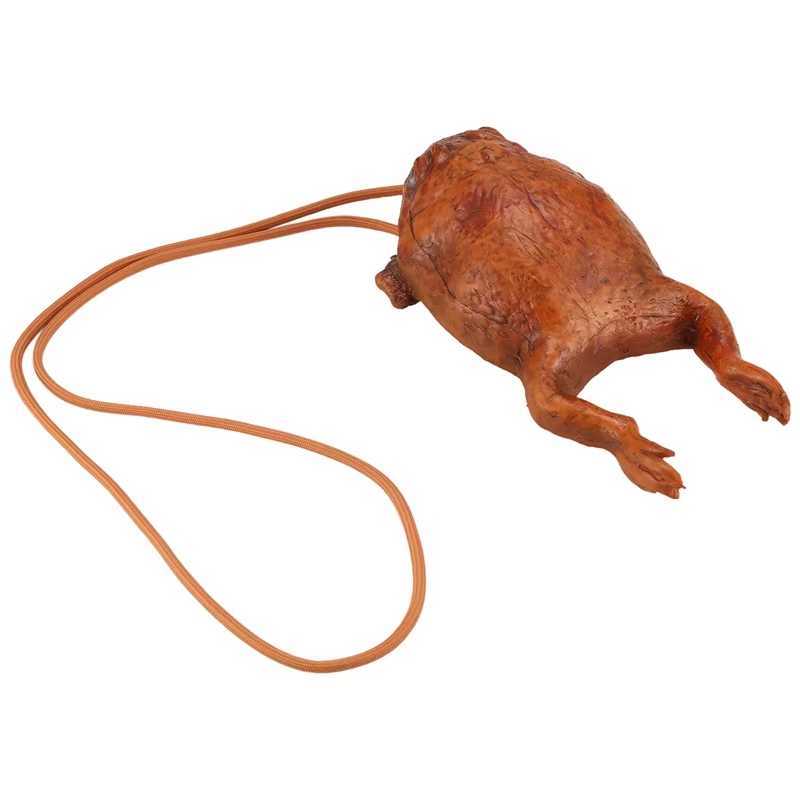 2022 New Sugar Cane Toad Full Body Coin Purse Woman Crossbody Bag Latex Frog Card Holder Wallet Girls and Boys Animal Pouch Z240924