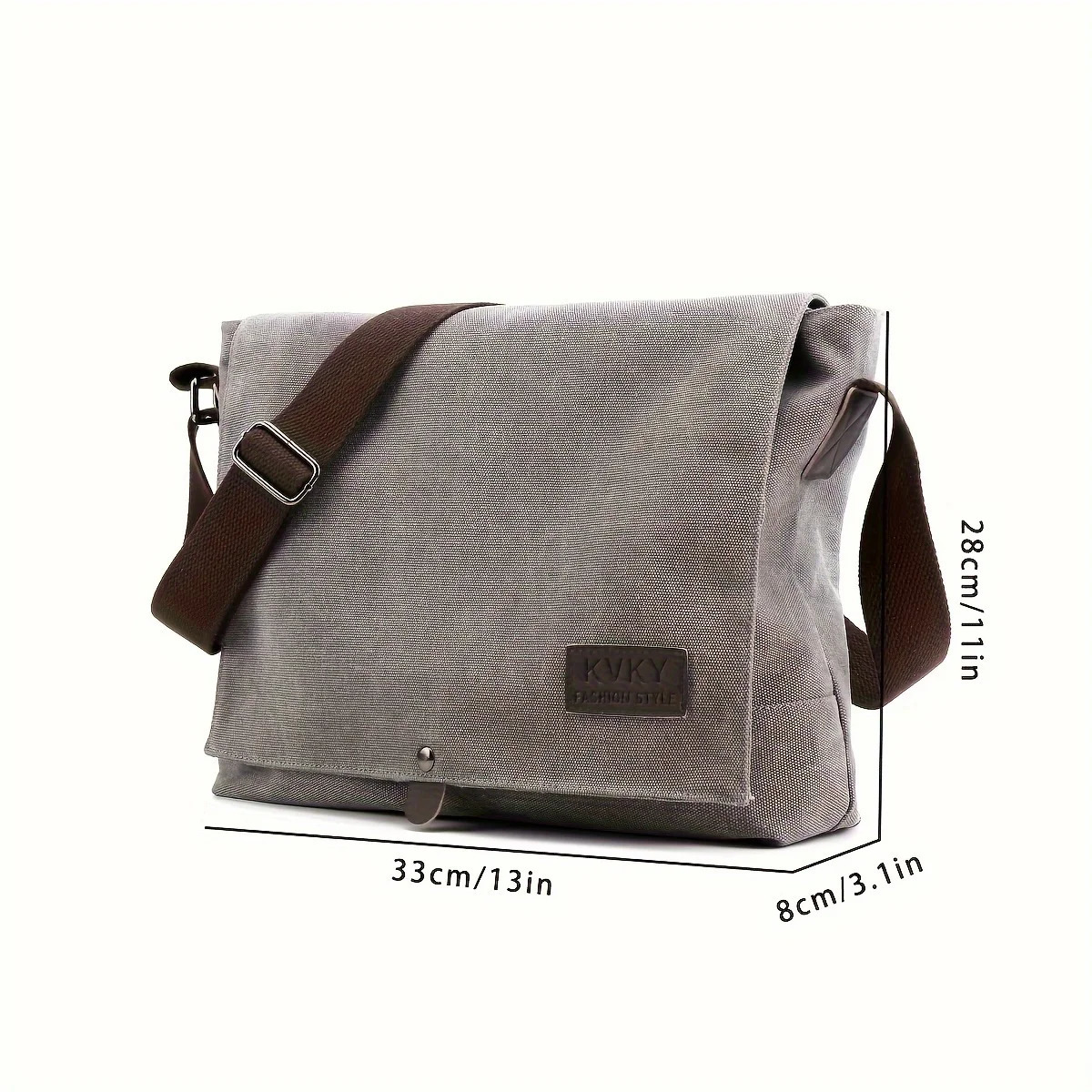 Classic canvas messenger bag japanese style workwear casual mens crossbody retro small shoulder trendy 241106