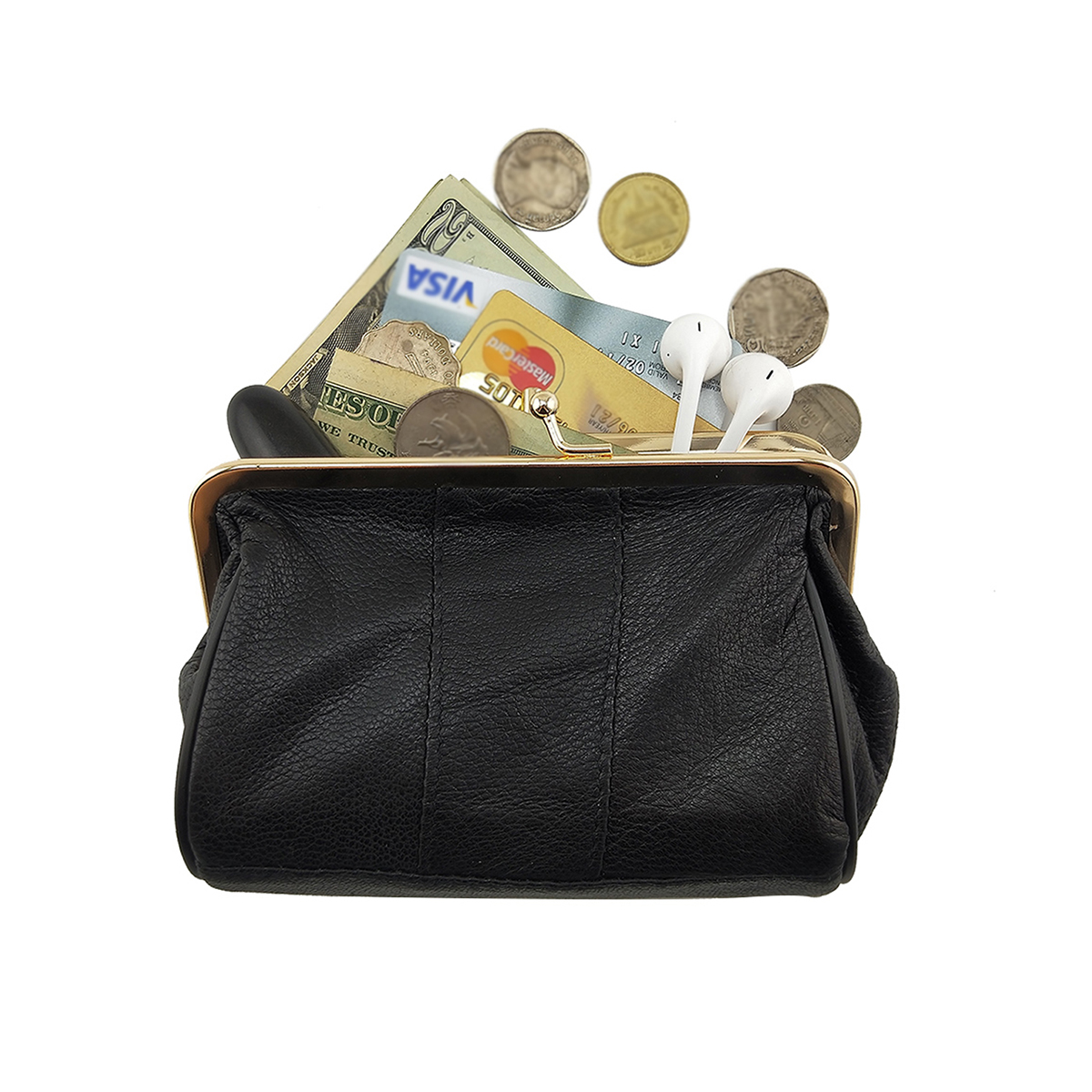 Soft Face Sheepskin Handheld Bag for Women's Three Opening Child Mother Deduction Change Bag Card Bag