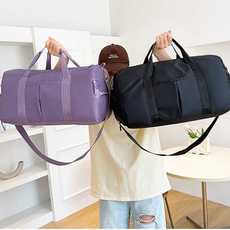 Large capacity fashionable hand-held travel bag for women, lightweight and short distance business travel luggage bag for men, sports and fitness cros