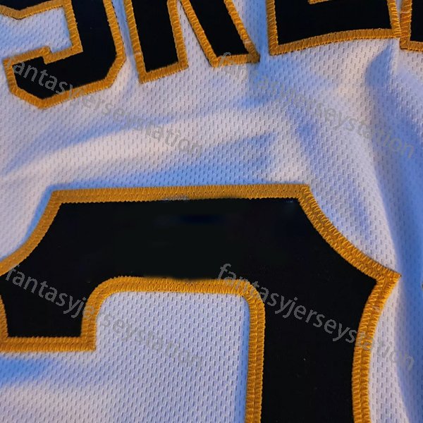 In Stock Men's #30 Pittsburgh Embroidered Baseball Jersey 100% Polyester, V-Neck, Slight Stretch Fabric, Letter and Number Pattern,Loose Fit Knit