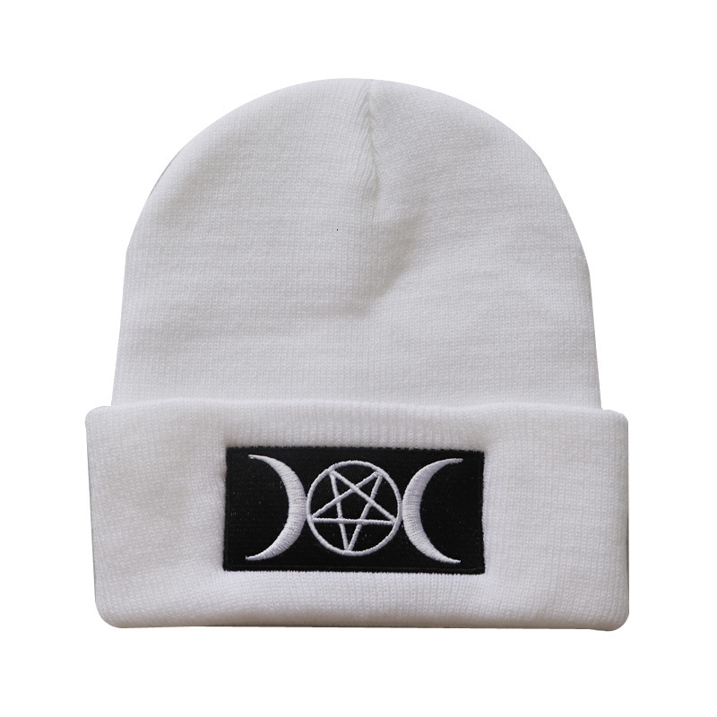 High quality design, men and women Celebrity trend embroidered knitted warm pullover hip-hop woolen hat
