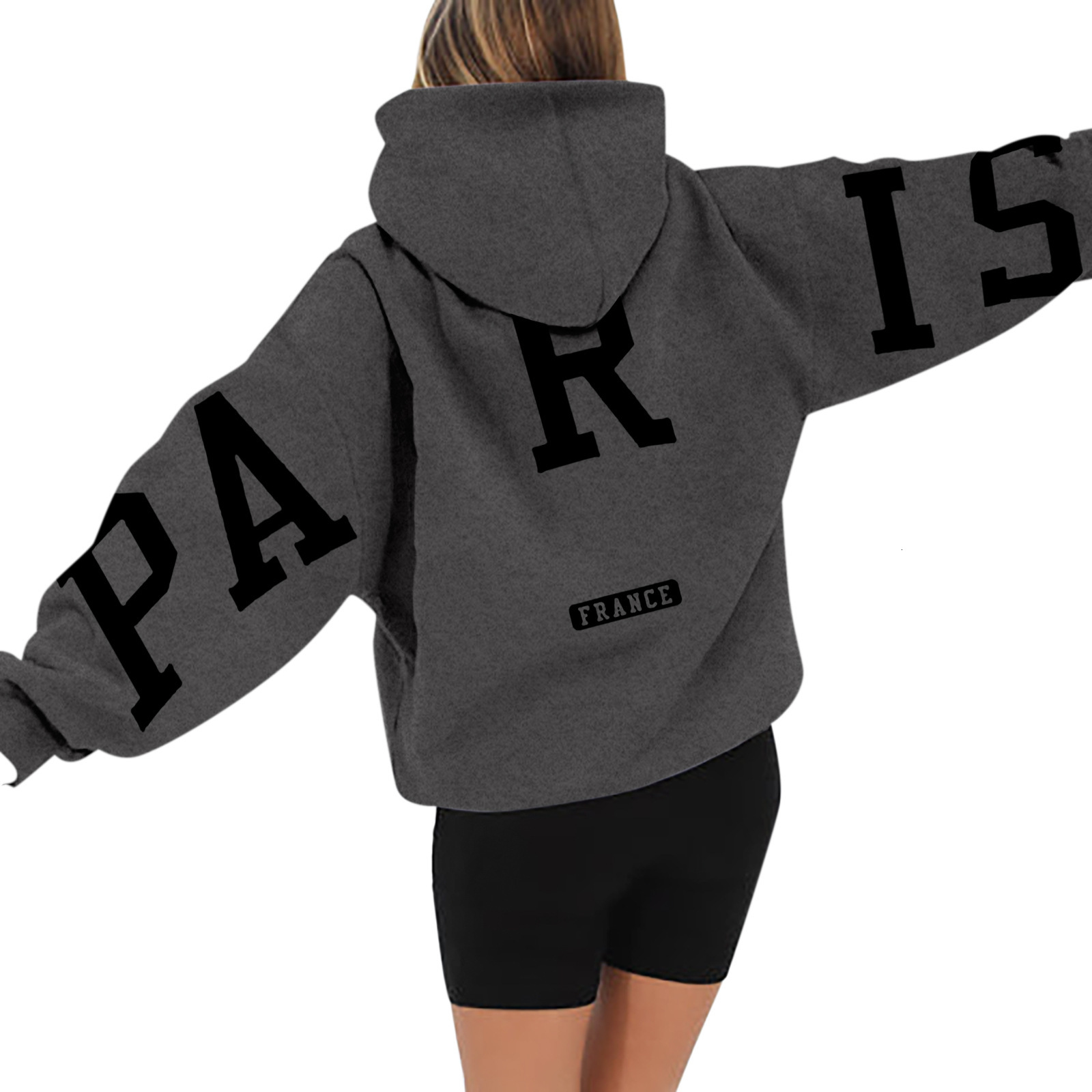 New Velvet Thick Hoodie Designer Fashion T-shirt Trendy Hoodie Large Long Sleeve