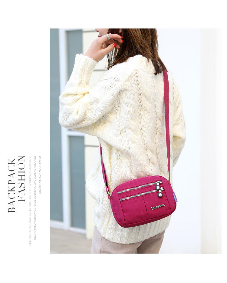 JINQIAOER Fashion Messenger Bag lightweight Waterproof Nylon Women Shoulder Bag Bolsa Ladies Travel Bag Satchels