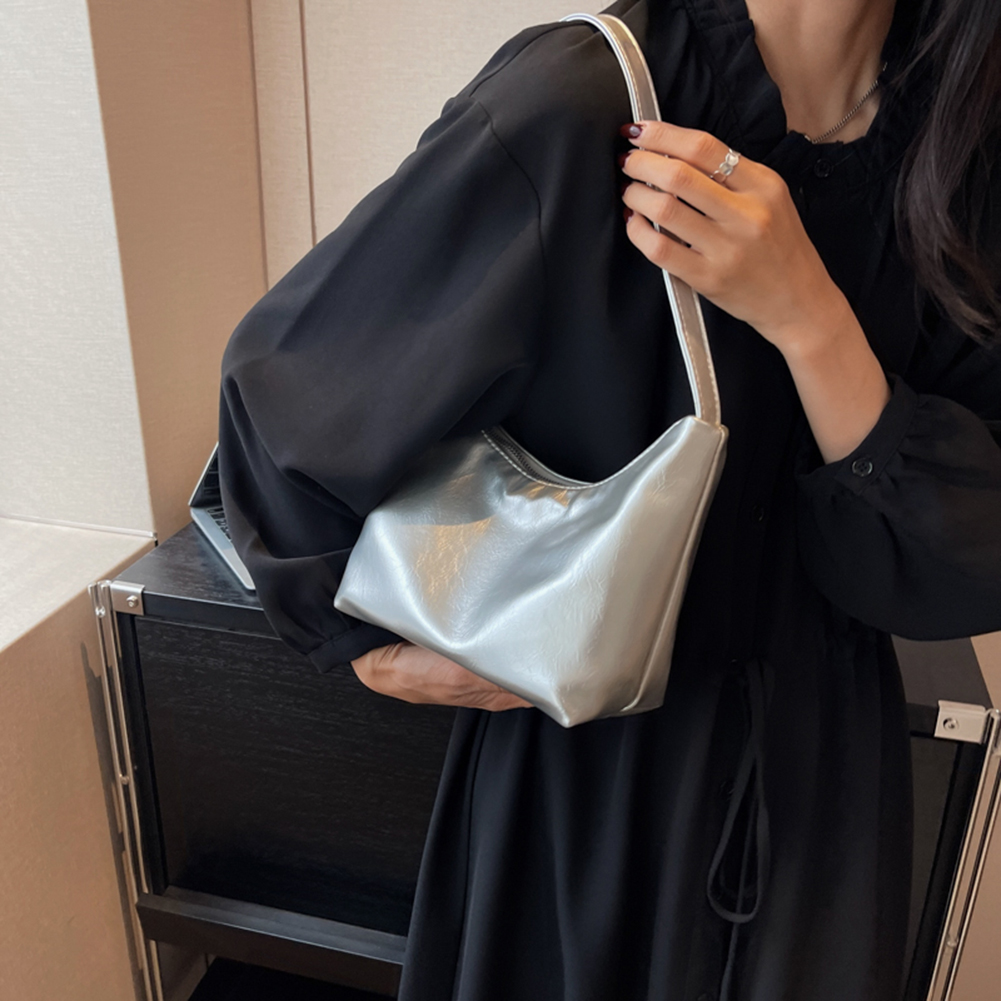 Soft PU Leather Shoulder Bag for Women Totes Shopper Mini Underarm Bolso Mujer Fashion Ins Large Bucket Handbag Purse 2023