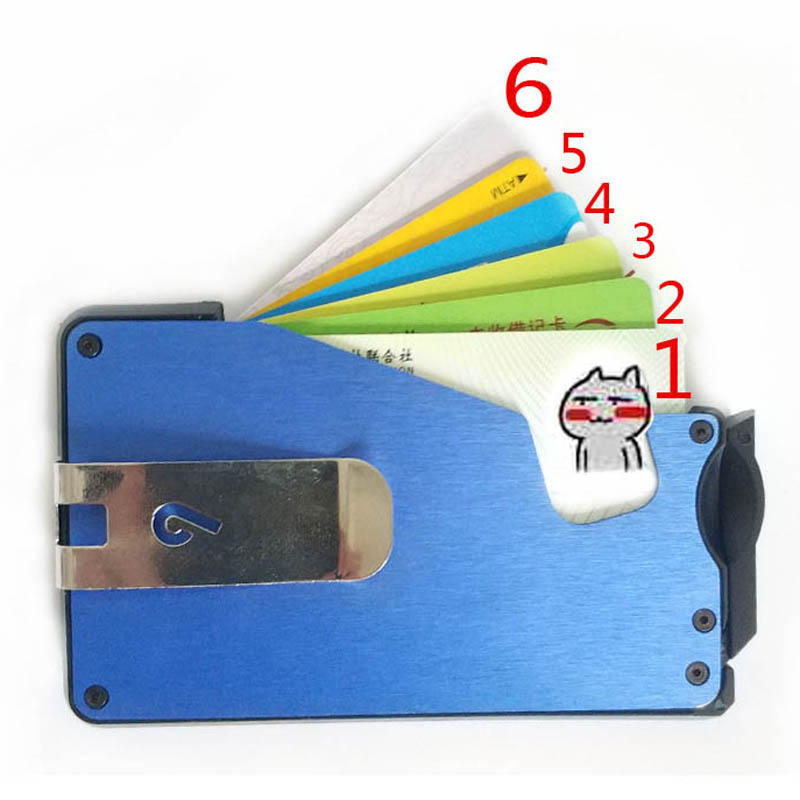 New HOT SALE Cash Card Holder Fan Carbon Fiber Business Wallet Credit Card Holder Protector Case Pocket Purse Fireproof