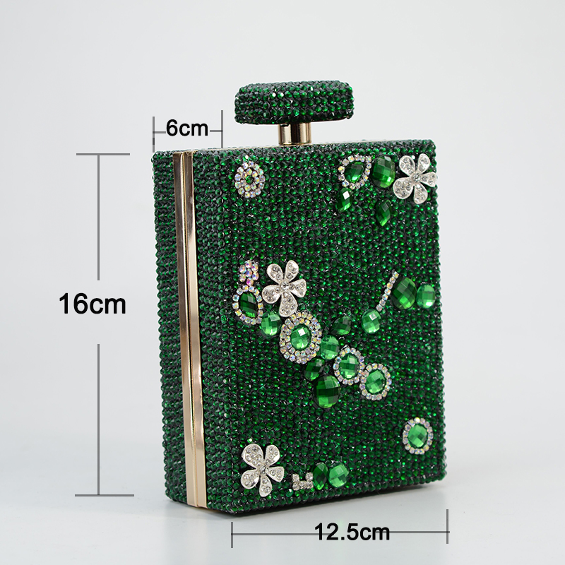 Fashion Crystal handbags women evening bags Chain Shoulder bags Rhinestone party purse Day Clutches