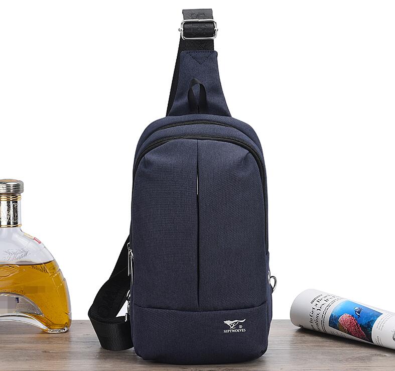 Youth Men chest bag fashion brand sports straddle messenger small straddle bag Male Oxford Fabric versatile shoulder bag