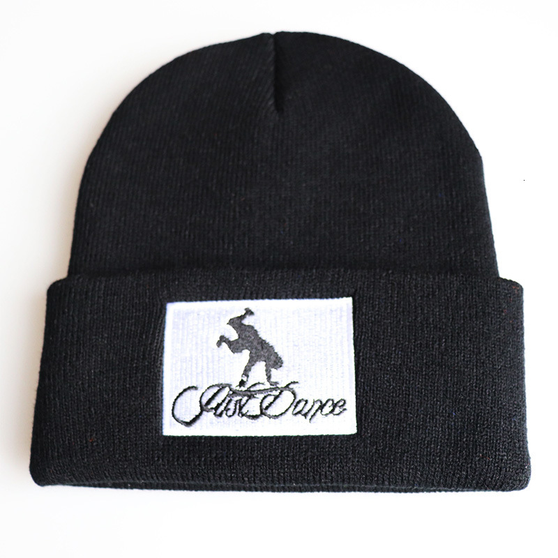 High quality design, Embroidered Knitted Street Dance Hip Hop Hat, Hooded Woolen Hat for Men and Women