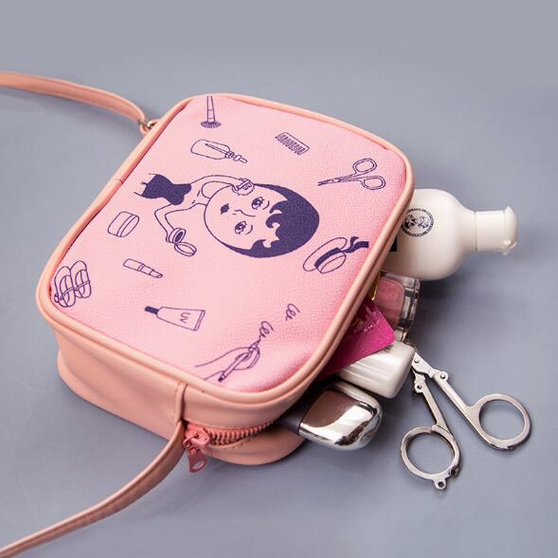 pink handbags Bags Flap Shape Solid Handbags Single Fresh Girl Small Messager Bags PU School Girl Bags