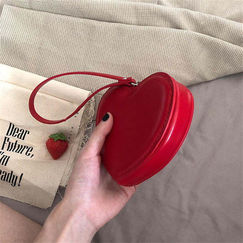 Business Wallet Designer Original Brand Womens Wallets for Women Sale Purses for Girls Kawaii PU Leather Heart Bag free Shipping