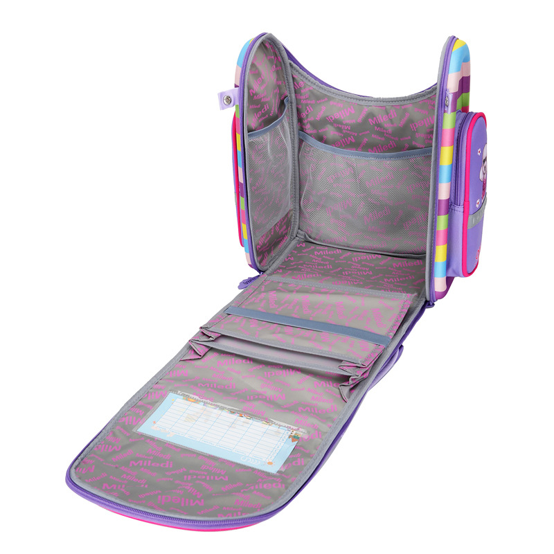 Cartoon Unicorn Girls School Bags Kids Space Backpack for girls Folding Orthopedic Primary School Backpack Rucksack