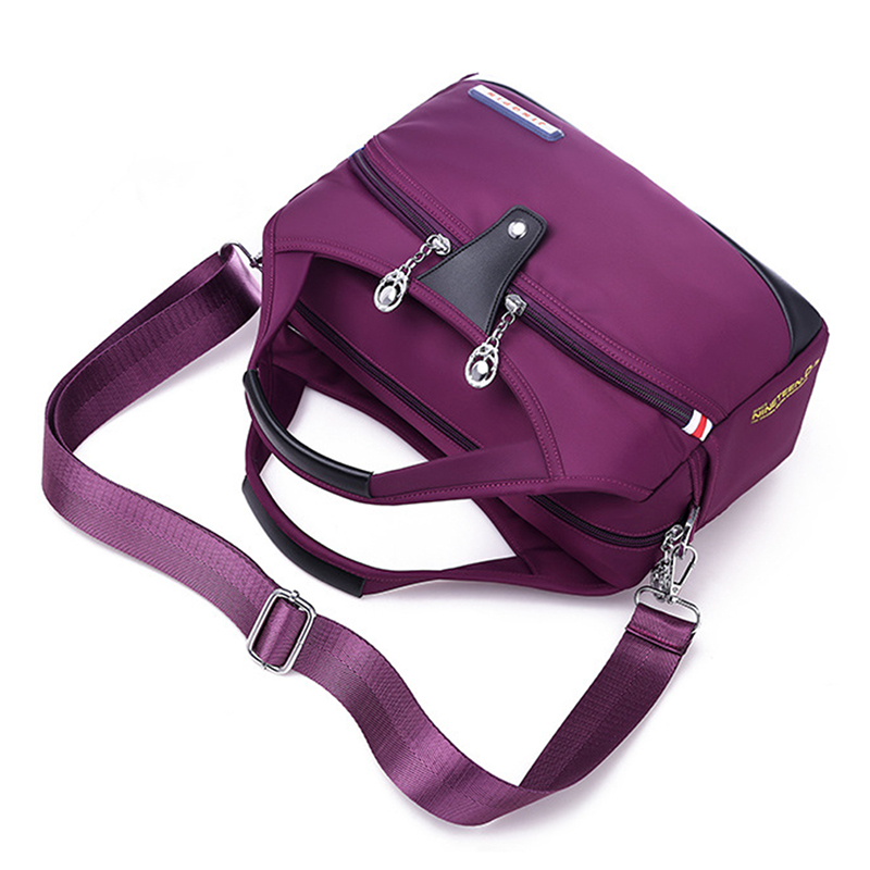 Summer New Fashion Casual Pure Single Shoulder Bag Large Capacity Canvas Bag Lady's Slanting Bag