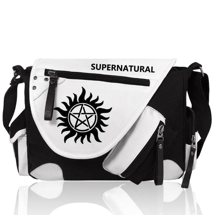 AmericanTV series supernatural power diagonal bag travel bag computer bag messenger bag cartoon anime handbag student school bag