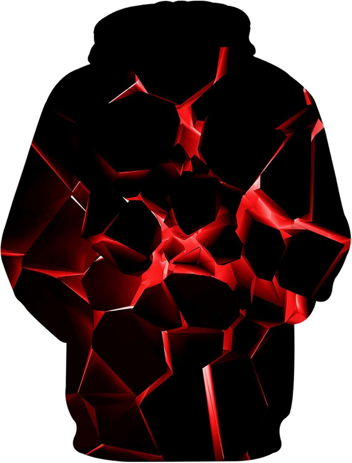 Hoodie for Mens Womens Unisex 3D Printed Hooded Sweatshirt Casual Pullover Hoodie with Big Pockets Graphic Cool lightning pattern