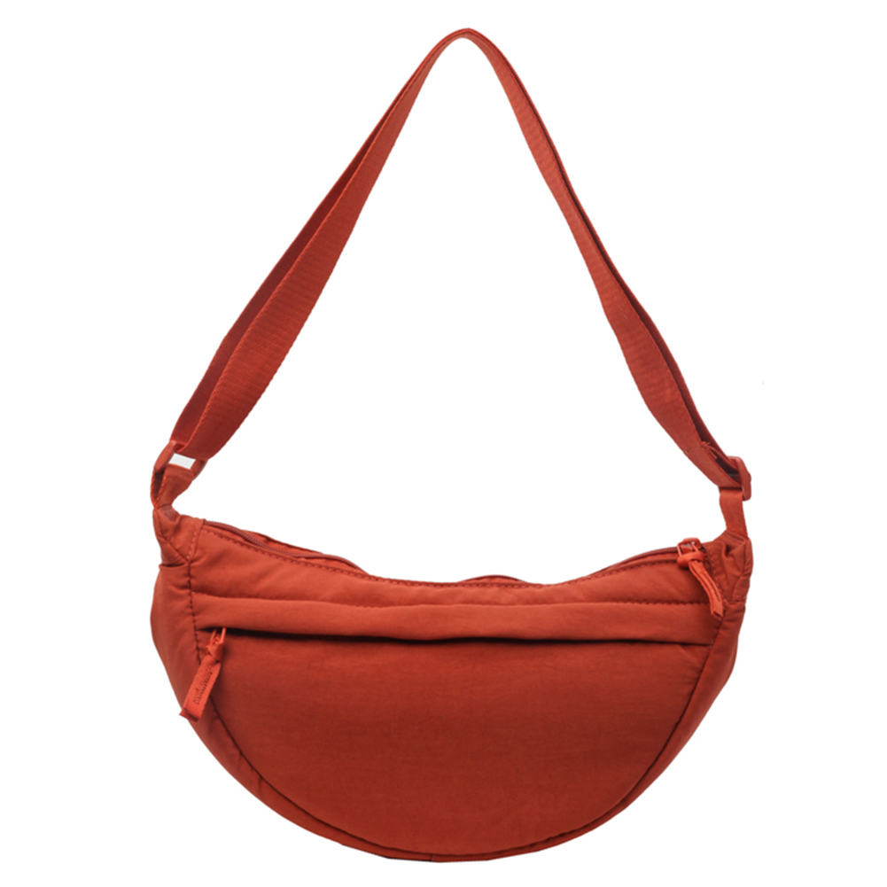 Women Dumpling Bag Crososbody Bag Fashion Crescent Bag Shopping Bag Half Moon Shape Bag for Daily Office Use Solid Color Handbag