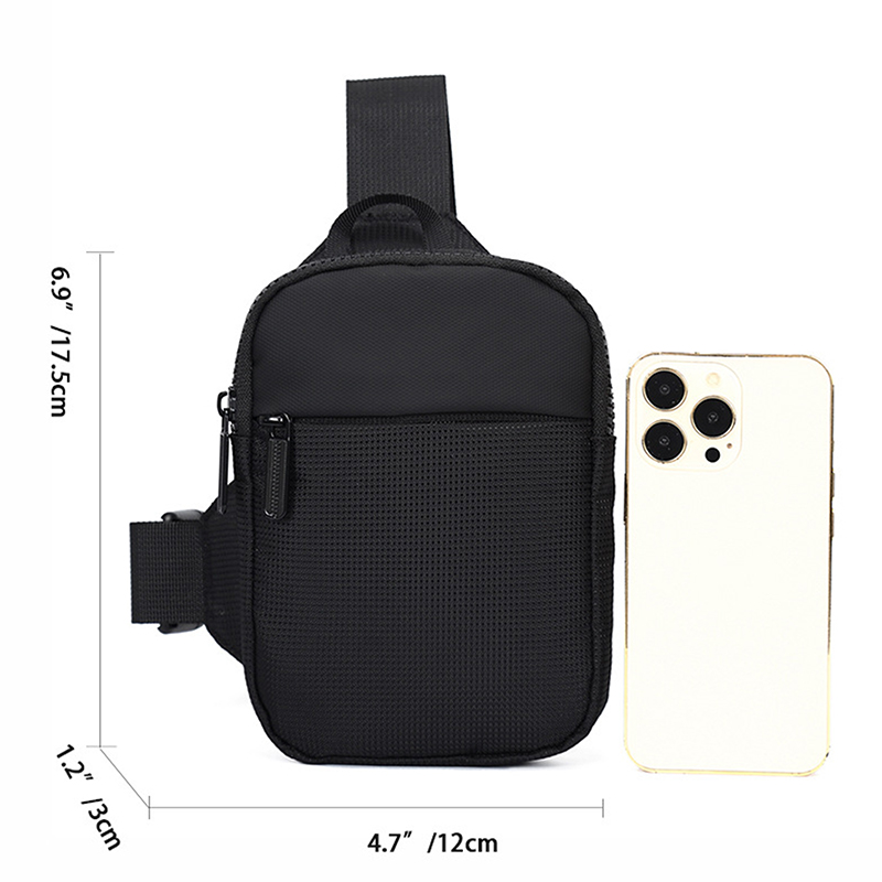 Men's Chest Bag Fashion Small Canvas Shoulder Crossbody Bags For Man Mini Sport Cross Handbag