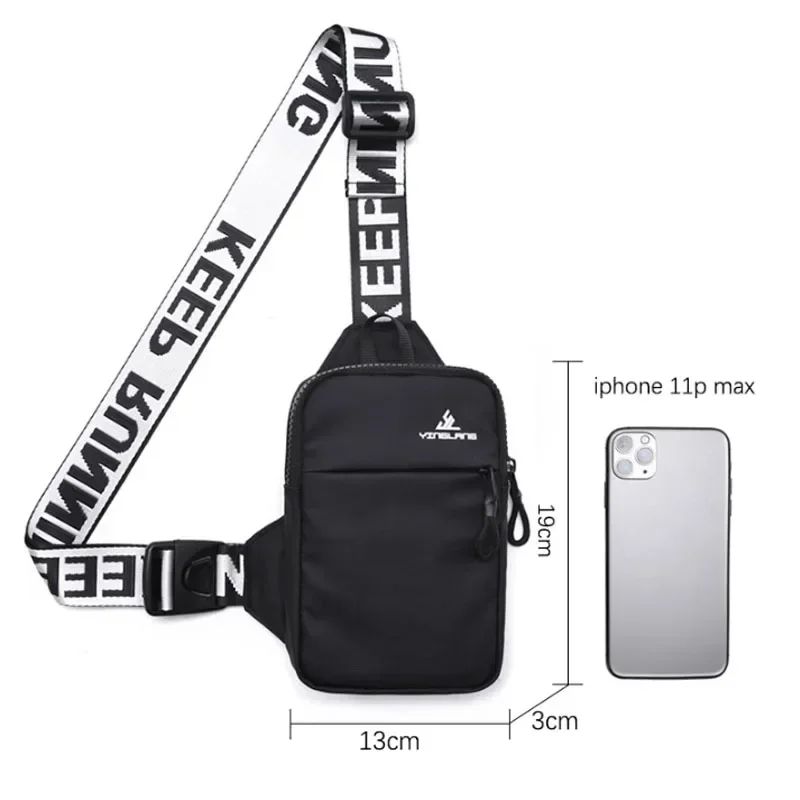 Small Chest Bag Women Mobile Phone Bag Outdoor Sports Bag for Men Mini Fashion Shoulder Bag Female Messenger Bag Gift Handbags