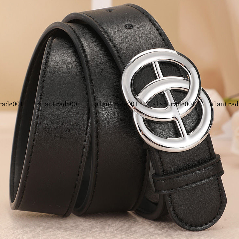 Designer Belts Fashion Men Women Belt Real Leather Smooth Big Buckle Luxury Belt Casual Strap Gold Silver Black 2.0cm 3.0cm 3.4cm 3.8cm T02