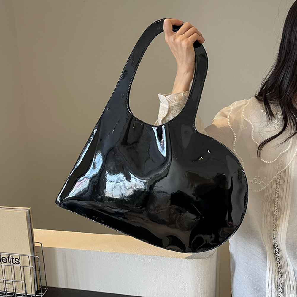 Luxury Design Heart Shoulder Bag Solid Color Fashion Clutch Purse Underarm Bag Summer Top Hand Bag for Women and Girls