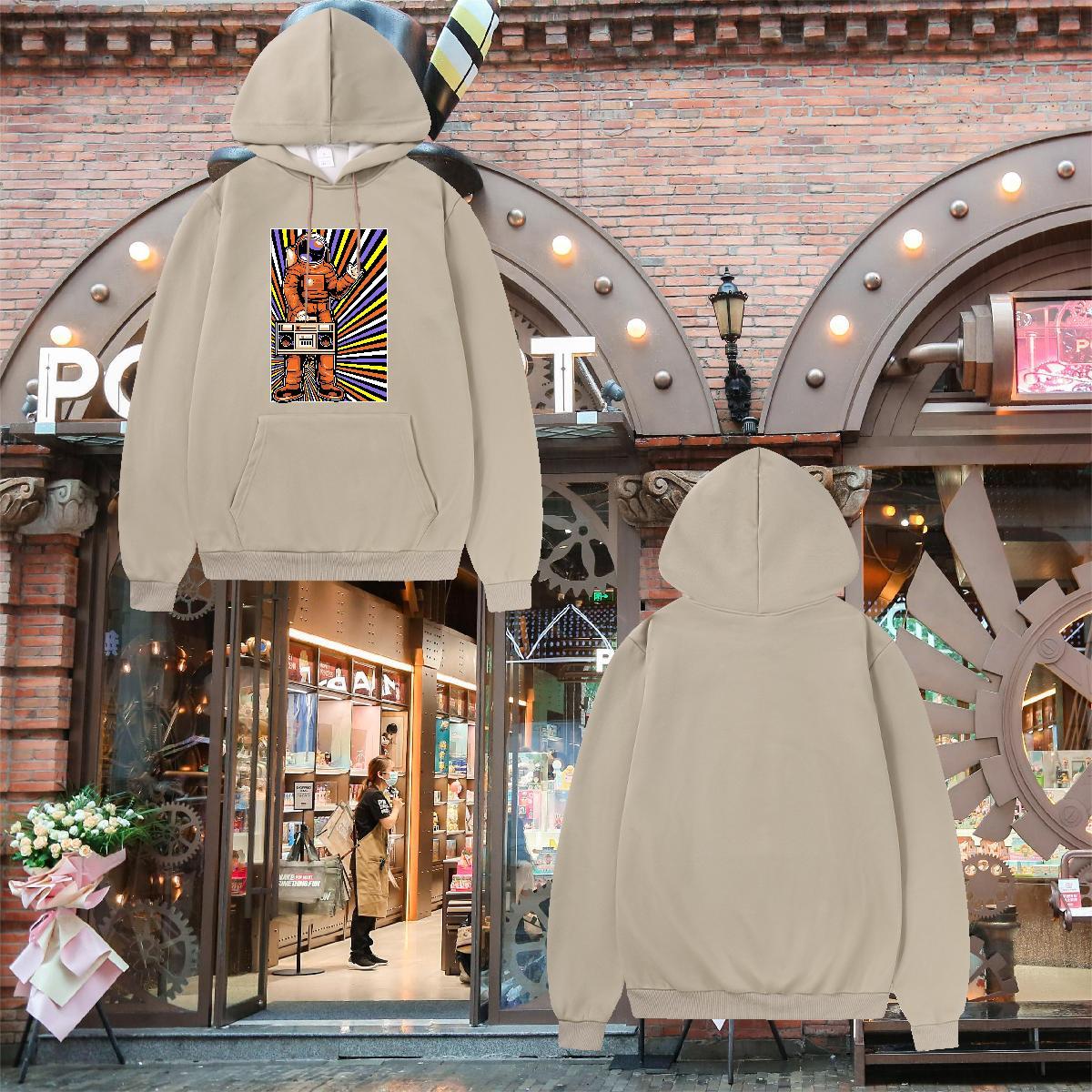 Designer Hoodie Men Hooded Collar Cool Couples Hoodie Plus Size Custom Clothes Street wear Hip Hop Cotton 350g