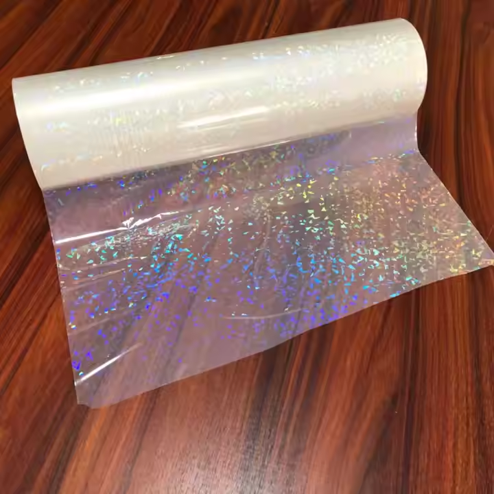 Factory Price Transparent BOPP Film Holographic Lamination for Moisture-Proof Packaging Soft and for Gift & Craft