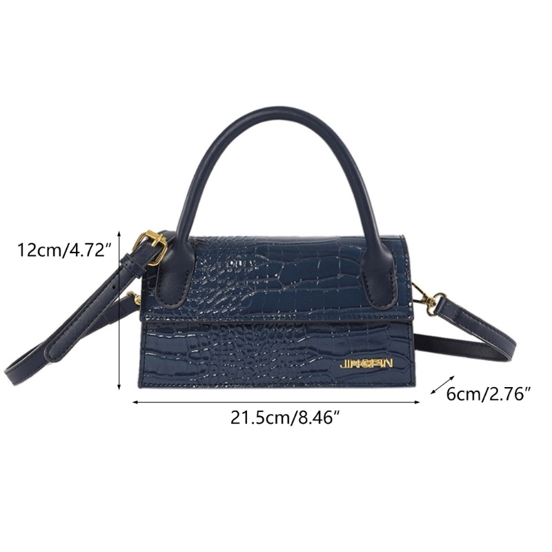 Fashion PU Tote Bag Stone Texture Bag Leather Crossbody Bag Versatile Shoulder Bag for Women Girl Handbag Vintage Bags