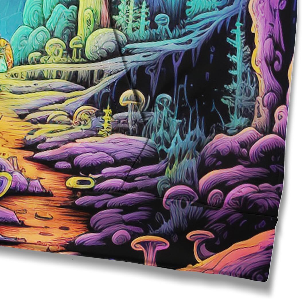 Hoodie for Mens Womens Mens Coloful 3D Printed Starry Sky Hoodies Novelty Graphic Hoodie Fashion Star Sweatshirt Graphic Cool mushroom pattern