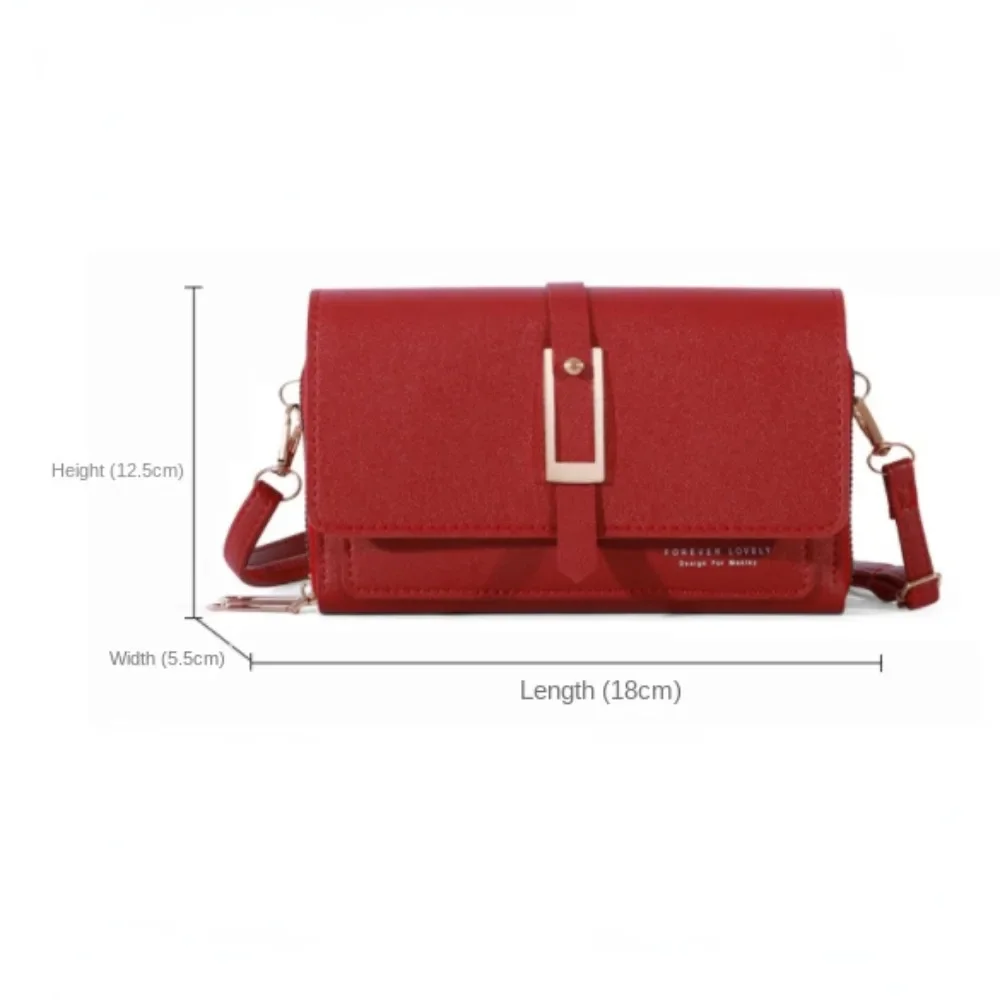 New Fashion Women's Shoulder Bag Multi Functional Oblique Straddle Phone Bag Minimalist Mini Versatile Wallets for Women 2023