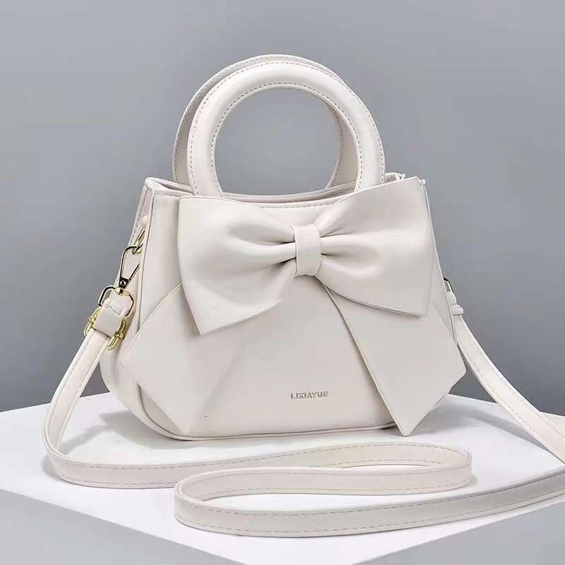 2024 new fashion trend versatile bow light luxury women's handbag single shoulder crossbody bag bags