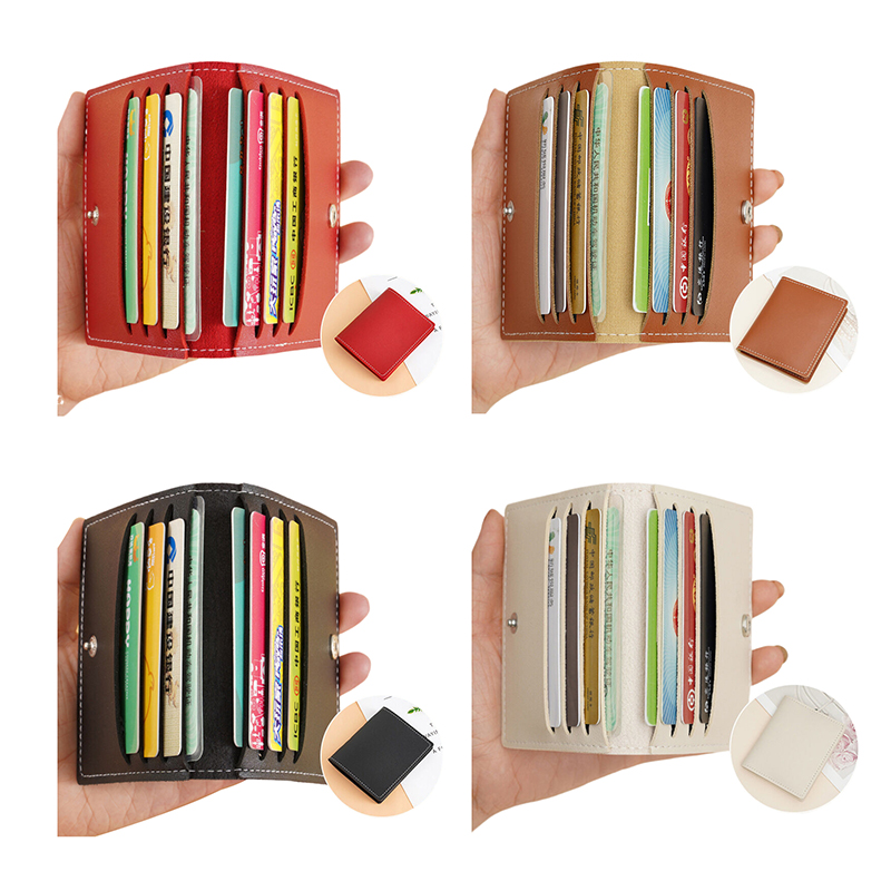 1Pc Card Bag Slim And Compact Bank ID Card Case Driver's License Wallet Simple And Anti Demagnetization Card Holder