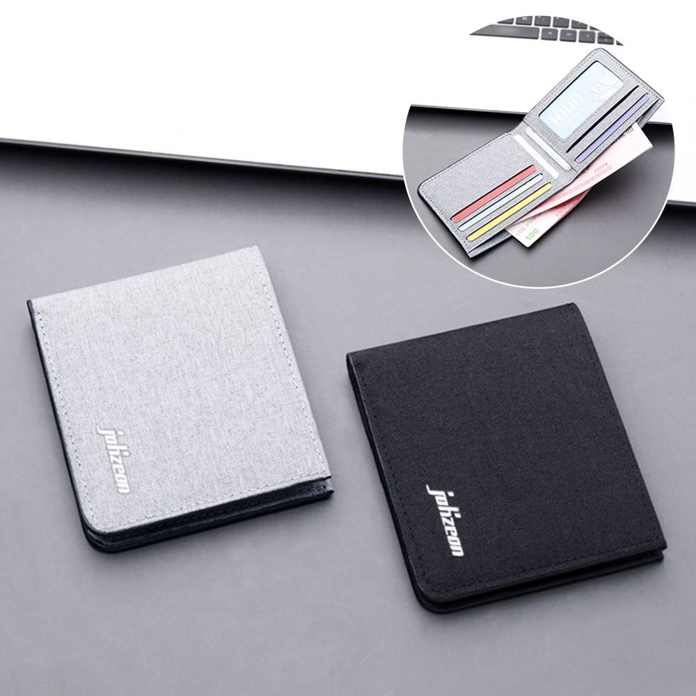 Male Foldable Credit Card Holder Short Purse Money Bag Wallet Coin Purse
