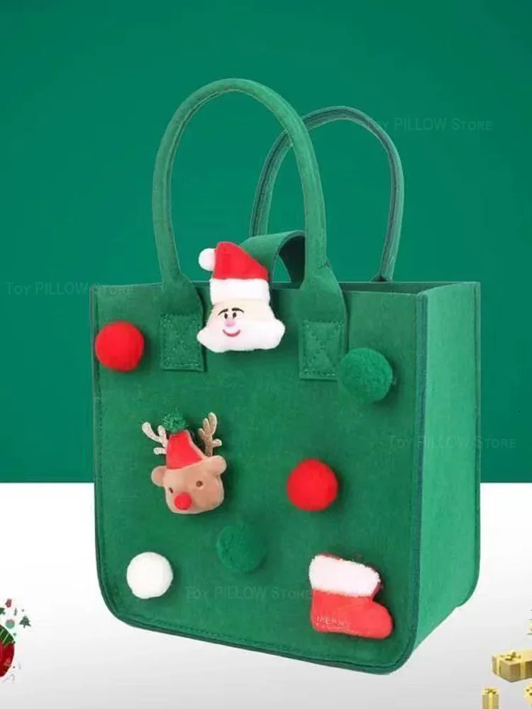 Christmas gift bag Ping An fruit packaging creative felt handbag Christmas bag Christmas Eve gift box 241107