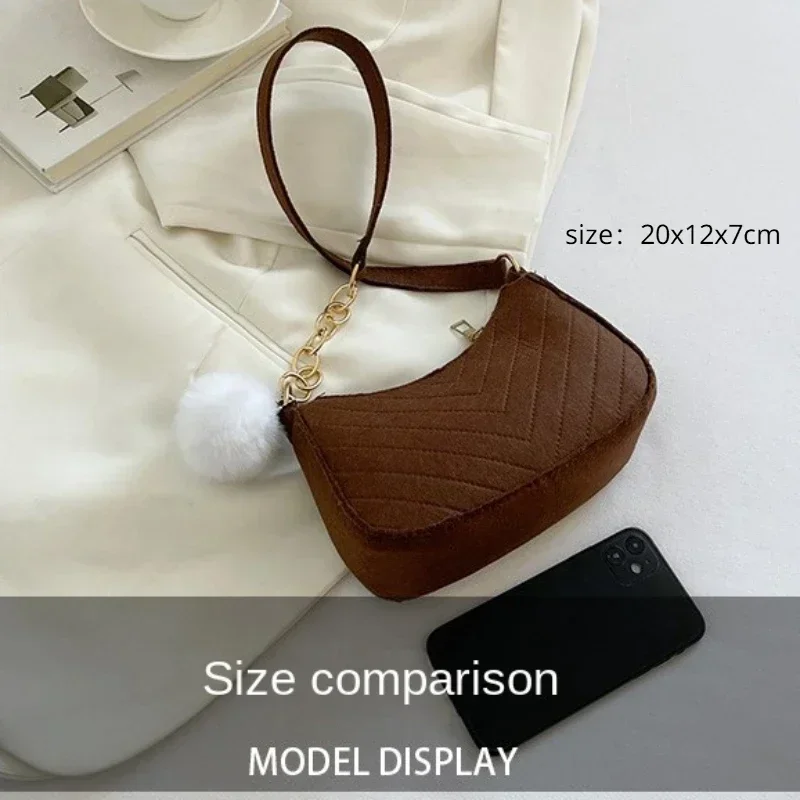 2023 New Fashion Women Handbag Solid Color Casual Mini Underarm Bag Female Chain Shoulder Pouch Hot Sale Ladies Leather Tote Bag