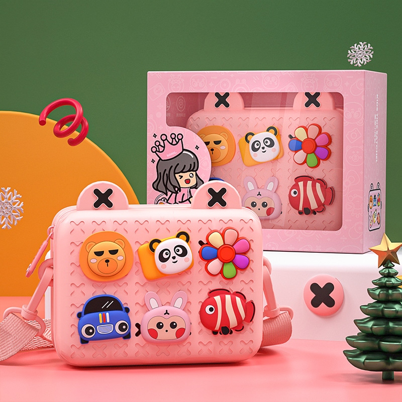 2025S Designer S New Model DIY Outdoor Handbag Kids Mini Bags Children Shoulder Bag EVA Material Waterproof For Girls Cartoon