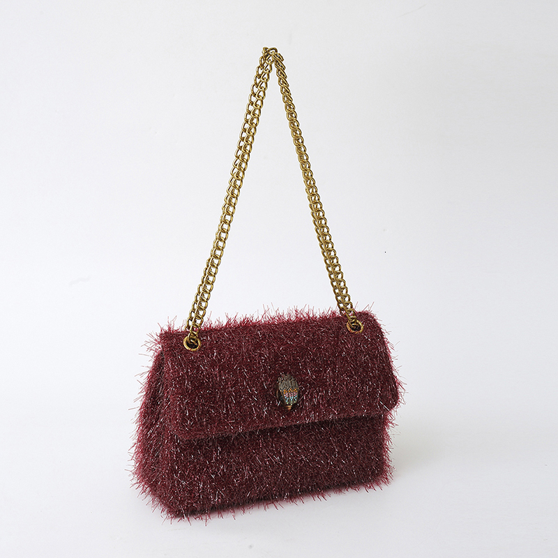 Autumn And Winter Women's Eagle Headed Chain Crossbody Bag Brand New Designer Handbag 250324