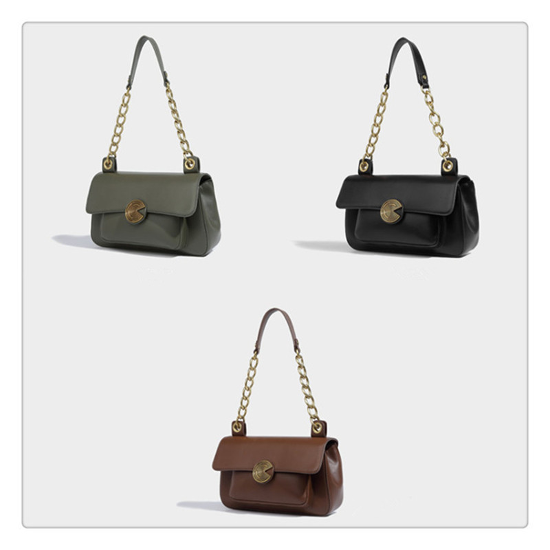 High Quality Simple Chain Luxury Designer Ladies Underarm Shoulder Small Square Bag Casual Fashion Crossbody Handbag for Women
