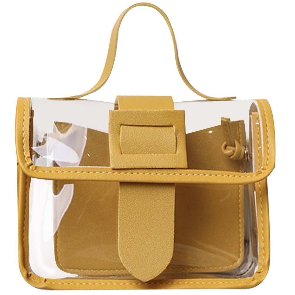 Women Jelly Small Shoulder Bag PVC Transparent Ladies Crossbody Messenger Bags Fashion Shopping Daily Female Purse