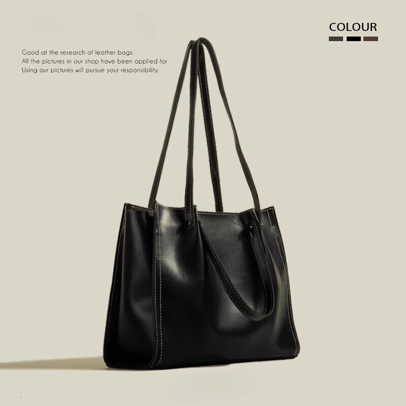 AIOSC Large Capacity Handheld Underarm New Trendy Soft Leather Commuter Bag Synthetic leather Fashion designer BagVoyage