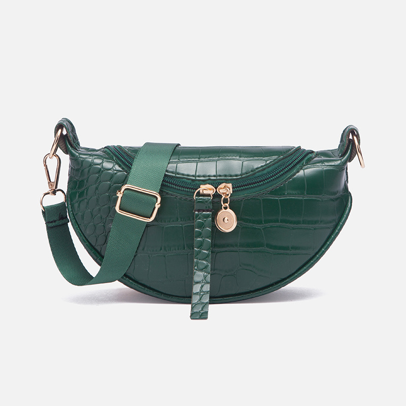 PU Leather Solid Color Chest Waist Crossbody Bags for Women 2023 Simple Fashion Shoulder Messenger Bag Female Handbags Purses