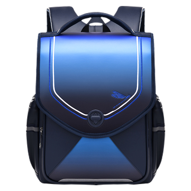 High quality Orthopedic School Bags for Children PU leather Backpacks Boy Girl Kid metal Hasp Japan Randoseru student book Bag