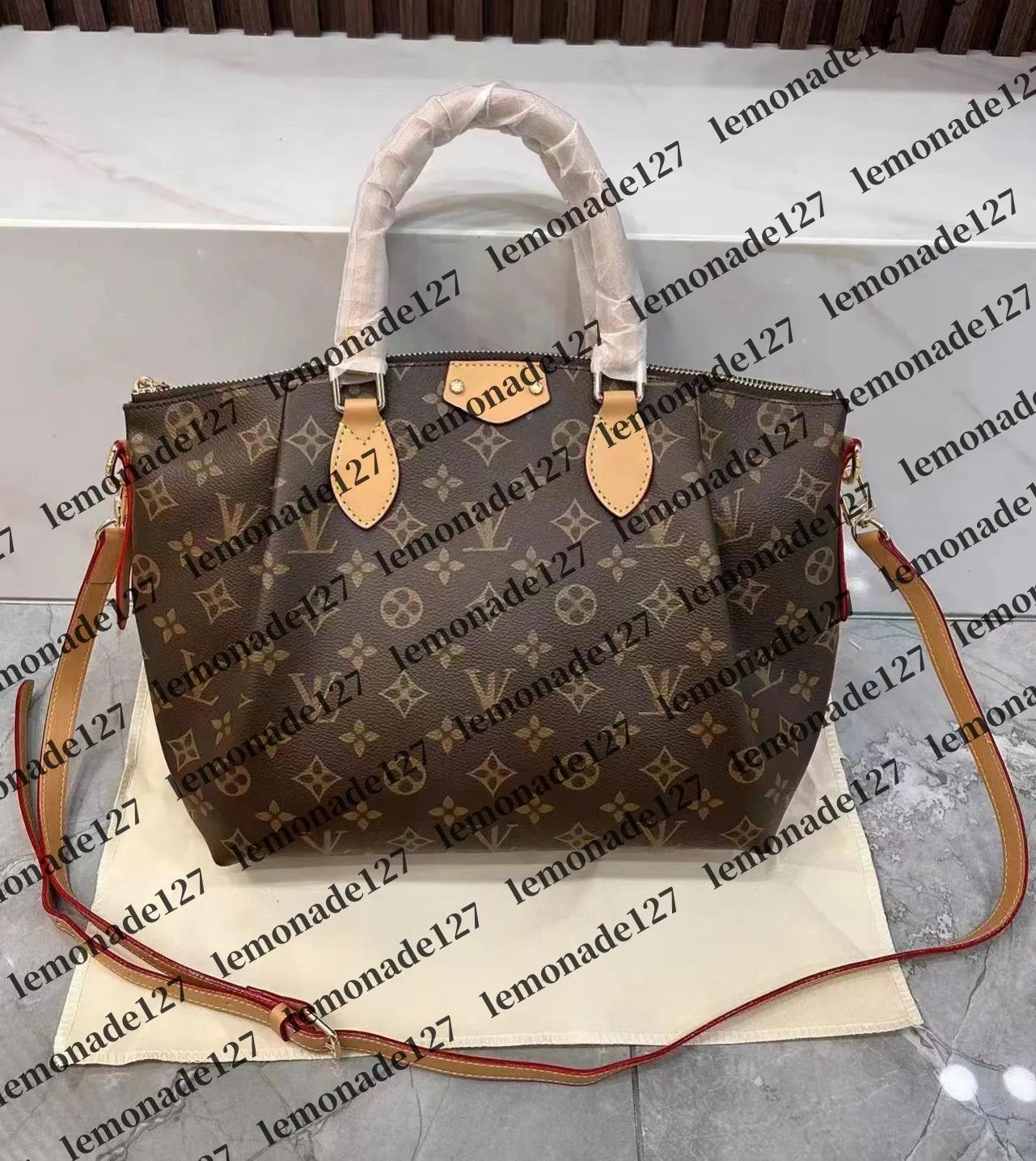 Designer Bags Women Shoulder Bag Hobos Purse Brown Old Flower Tote Bag Letter Genuine Leather Bags Crossbody Handbag M48812 Lady Purses Luxury Female backpack